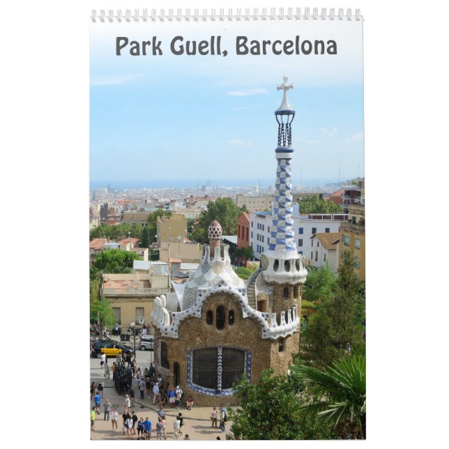Güell de Parque de 12 meses, Calendario fotográfic (Tapa)