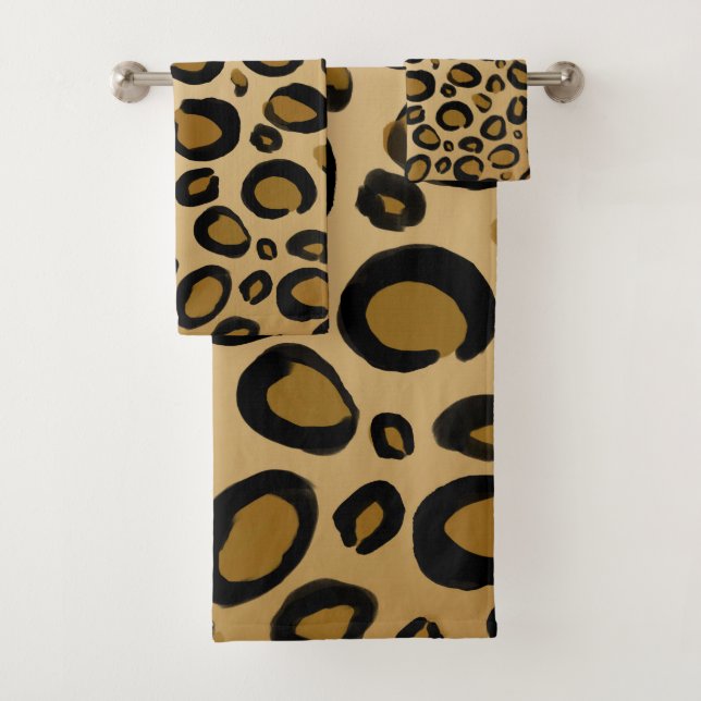 Guepardo Pintado Estampado Leopardo Manchas Dorado (In situ)
