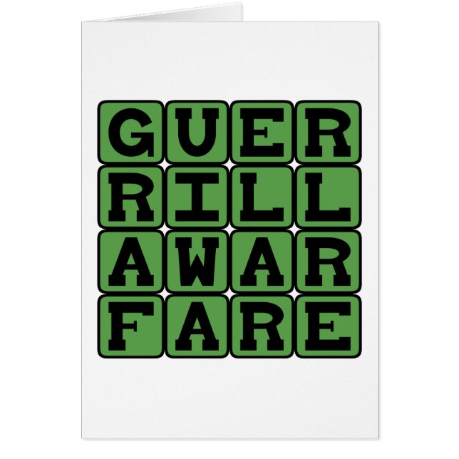 Guerra de guerrillas, estilo de lucha furtiva (Frente)