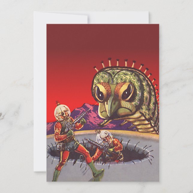 Guerra de insectos de ciempiés gigante de ciencia  (Anverso)