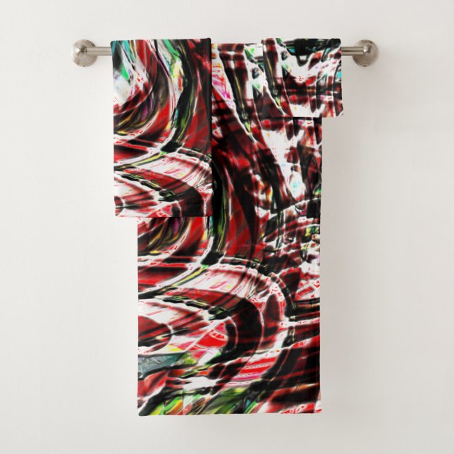 Guerra de las franjas de cian verde contra el rojo (In situ)