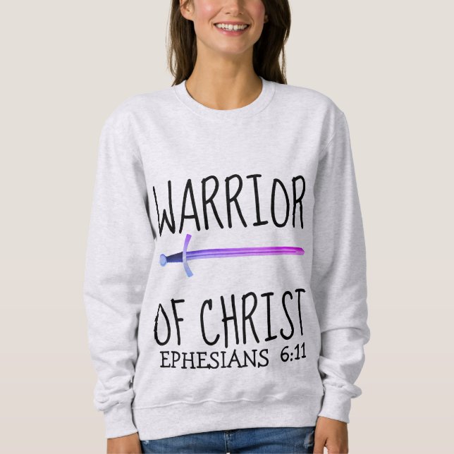 GUERRA DE MUJER CRISTA, MUJERES Camisetas CRISTIAN (Anverso)