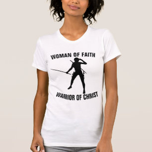 GUERRA DE MUJERES DE CRISTO, Damas Camisetas Crist