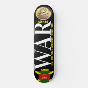 ¡GUERRA ! GEN 49:8 Jamaica Skateboard