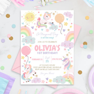 Guerras de lluvia y unicornios Invitación a unicor