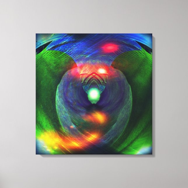 Guerras Espaciales/Pájaro De Lienzo Envuelto (Anverso)