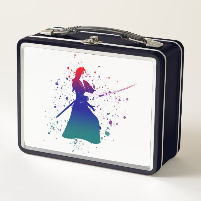 Guerrera de Samurai con espada (Anverso)