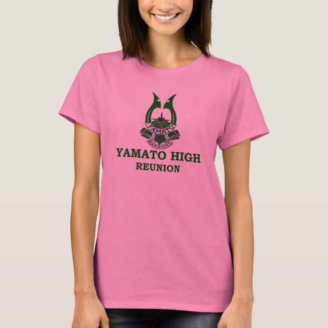 Guerreras del instituto Yamato camiseta femenina (Anverso)