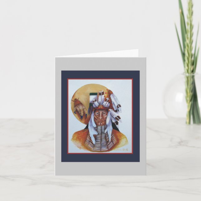 Guerrero #1, tarjeta de nota (Anverso)