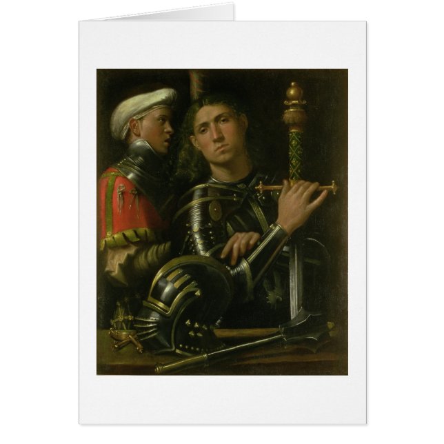 Guerrero con el novio (aceite) (Frente)