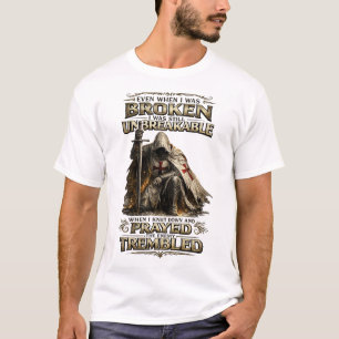 Guerrero Cristiano Camiseta Caballero Oración Insp