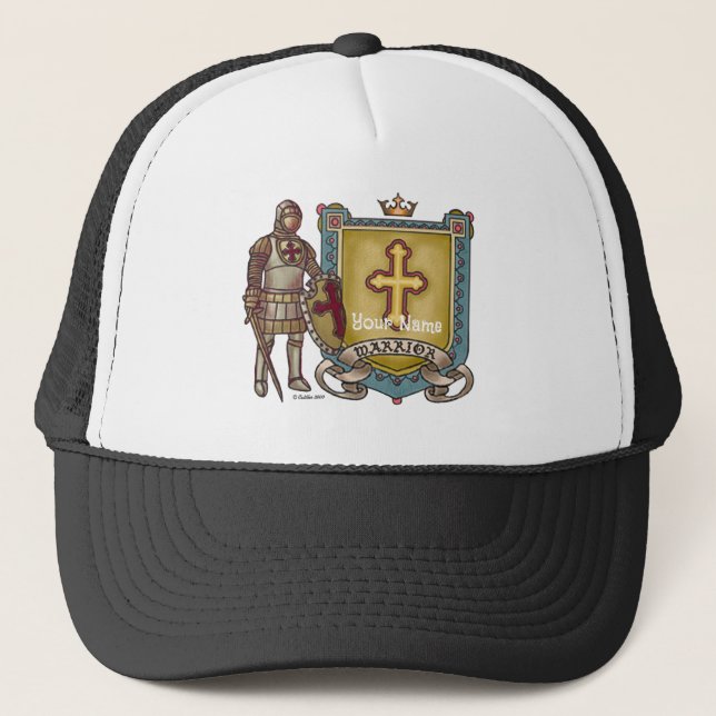 Guerrero Cristiano Por Dios Gorra (Anverso)