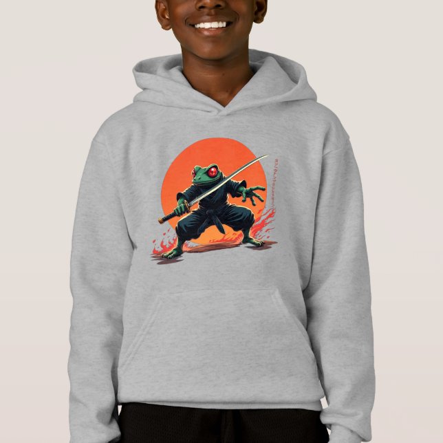 Guerrero de rana Ninja - Luchador de anime Samurai (Anverso)