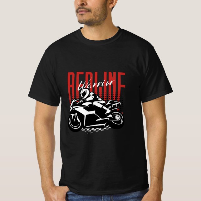 Guerrero de Redline: Motocicleta montando camiseta (Anverso)