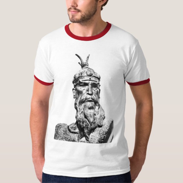 Guerrero del albanés de la camiseta de Skenderbeu (Anverso)
