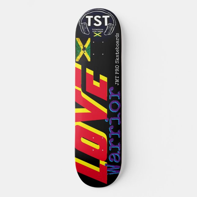 GUERRERO DEL AMOR 8 1/2" Tabla de Skateboard (Anverso)