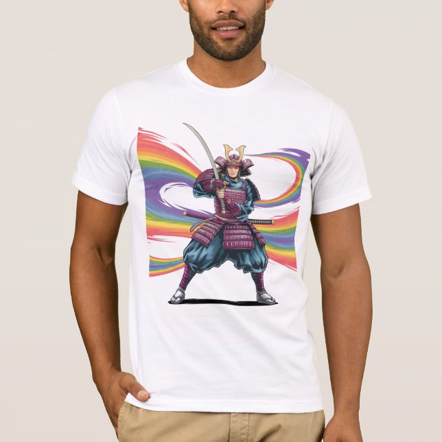 Guerrero del orgullo LGBTQ+ camiseta - Guerrero de (Anverso)