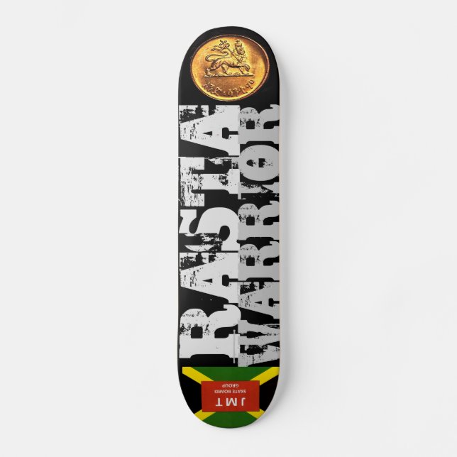 GUERRERO RASTA  Patineta (Anverso)