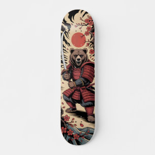 Guerrero Samurái Oso Patineta