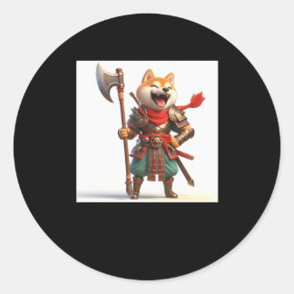 Guerrero Shiba #2 Pegatina Ax