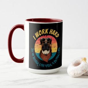 Guerrero Urbano BOXEADOR  TRABAJO DURO  Taza