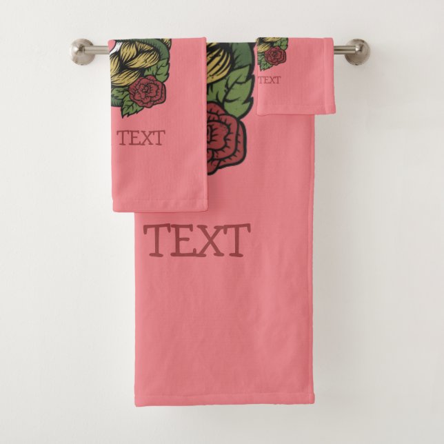 Guerrero urbano unicornio Rosa toalla de baño (In situ)