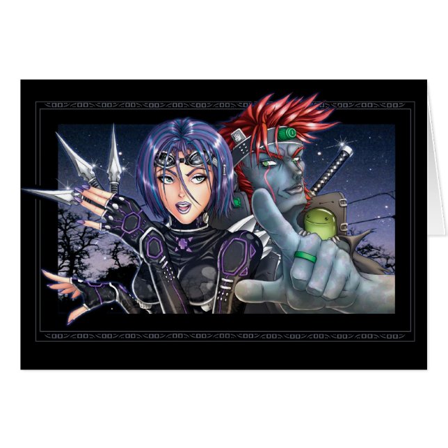 Guerreros de Manga (Anverso (Horizontal))