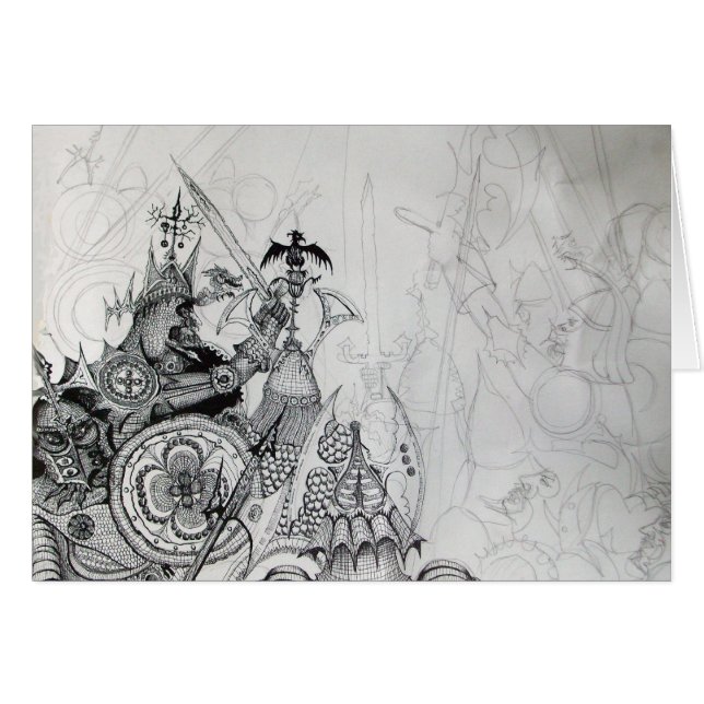 GUERREROS GÓTICOS, caballeros bárbaros, fantasía (Anverso (Horizontal))