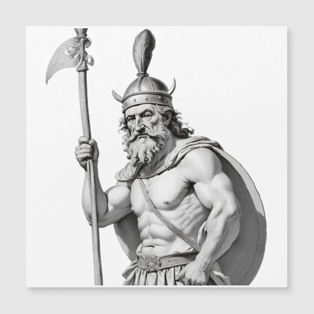 Guerrier viking.  (Anverso)