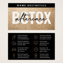 Guía de cuidados posteriores a Botox Gold Glitter 