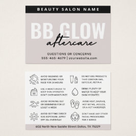Guía de cuidados posteriores de BB Glow Soft Taupe
