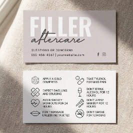 Guía de cuidados posteriores para relleno de Taupe