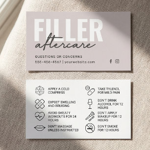 Guía de cuidados posteriores para relleno de Taupe