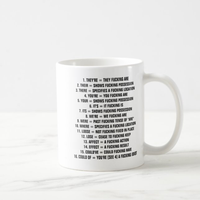 Guía de la taza a la gramática (Derecha)