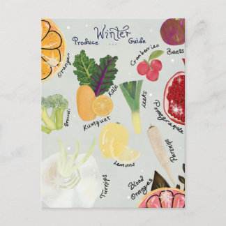 Guía de Producción de Invierno Tarjeta Postal