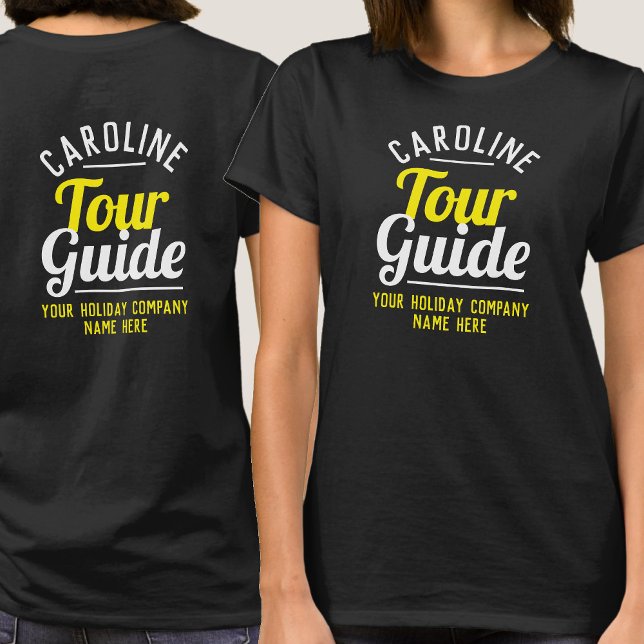 Guía de viajes camiseta impresa a ambos lados (Subido por el creador)