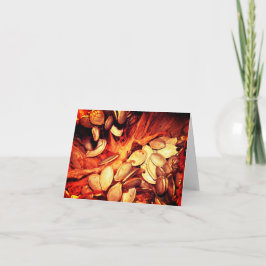 Guías de calabaza de Halloween con tarjeta de salu