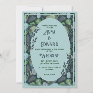 Guijarros de Agua - Invitación de Boda