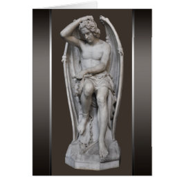 Guillaume Geefs Lucifer escultura Tarjeta CC0930