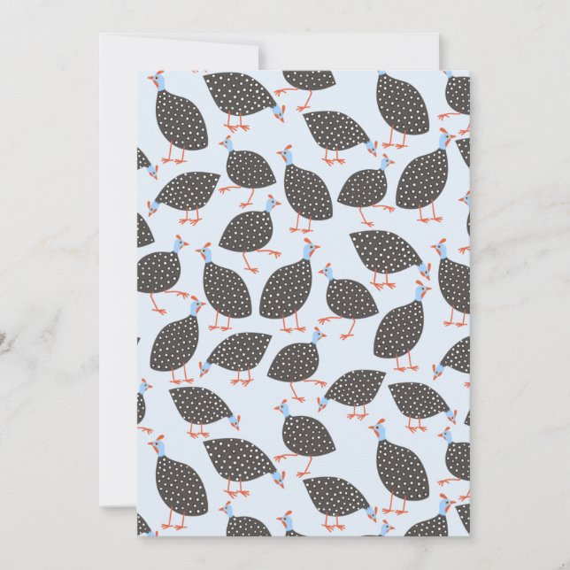 Guinea Hen Bird (Anverso)