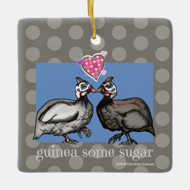 GUINEA UN POCO DE ornamento de cerámica del (Anverso)