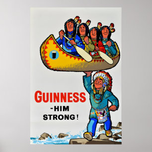 Guinness Him Strong - Impresiones de carteles anti