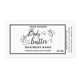 Guión aconsejable etiqueta de mantequilla de marip