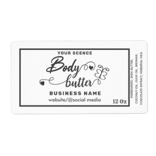 Guión aconsejable etiqueta de mantequilla de marip