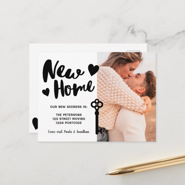 Guión anuncio de traslado de foto de nuevo hogar (Anverso/Reverso In Situ)