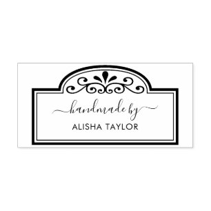 Guión caligráfico de moda hecho a mano por sello d