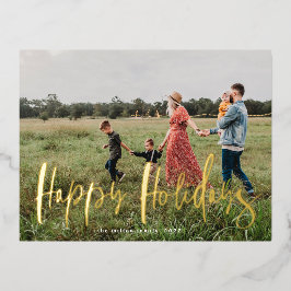 guión caprichoso foto feliz tarjeta de vacaciones