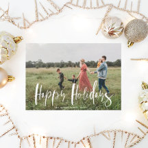 guión caprichoso foto feliz tarjeta de vacaciones