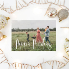 guión caprichoso foto feliz tarjeta de vacaciones