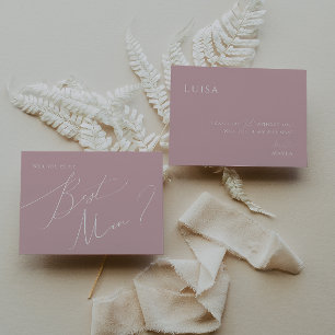 Guión caprichoso Rosa de la mejor tarjeta de pro